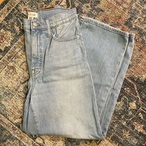 Madewell slim wide leg crop 27